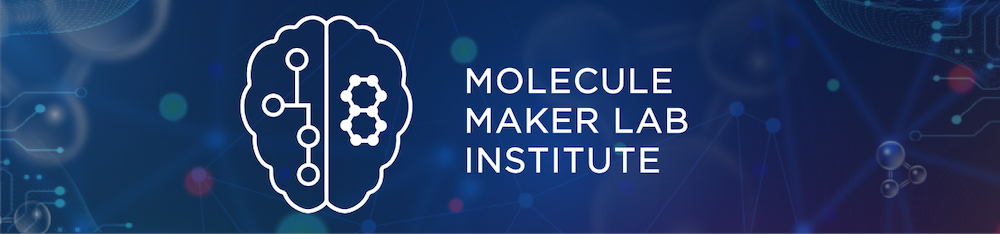 Header image with the molecule maker lab institute logo